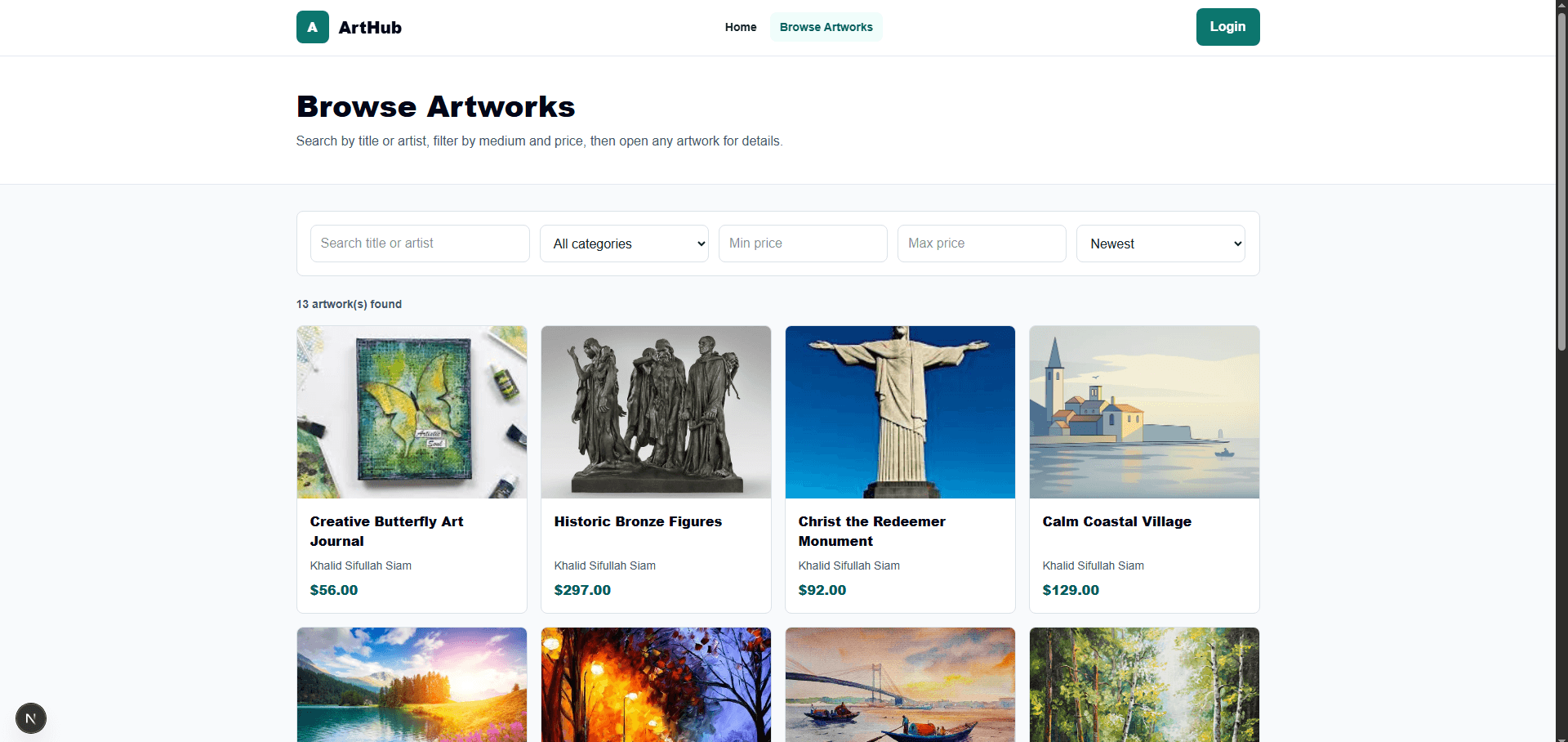 ArtBro project preview
