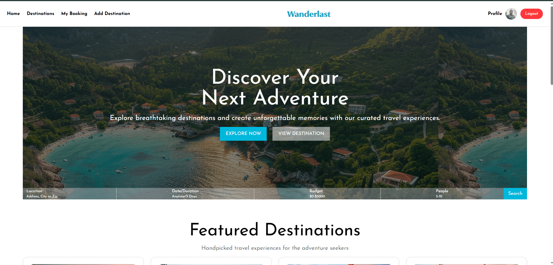 Wanderlast project preview
